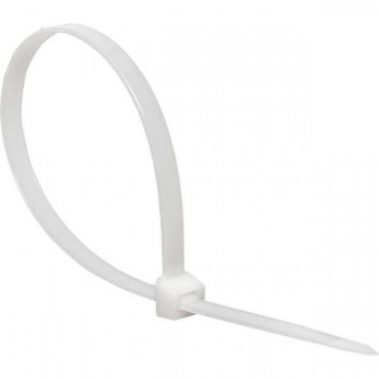 Хомут кабельный EKF 4.8х200 нейл. бел. (уп.100шт)