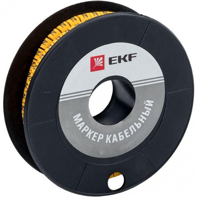 Маркер кабельный EKF 1.5кв.мм "4" (к-1000ед) (ЕС-0) plc-KM-1.5-4