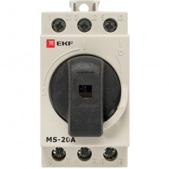 Модульный рубильник на DIN-рейку EKD PROxima MS-20A, 3P, SQ Модульный рубильник на DIN-рейку EKD PROxima MS-20A, 3P, SQ