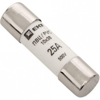Плавкая вставка цилиндрическая EKF PROXIMA ПВЦ (10х38) 25А