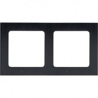 Рамка 2-местная EKF PROXIMA СТОГКОЛЬМ металлическая черная Рамка 2-местная EKF PROXIMA СТОГКОЛЬМ металлическая черная