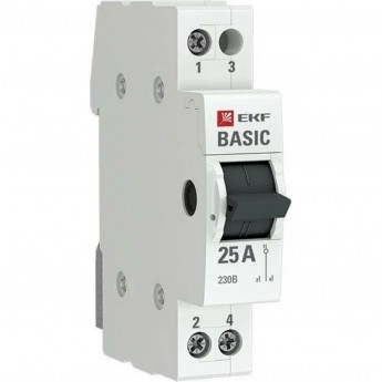 Выключатель нагрузки EKF BASIC ВН-29 1P 25А Выключатель нагрузки EKF BASIC ВН-29 1P 25А
