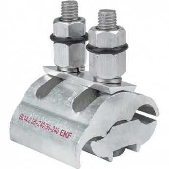 Зажим ответвительный плашечный EKF SL14.2 50-240/50-240кв.мм Зажим ответвительный плашечный EKF SL14.2 50-240/50-240кв.мм